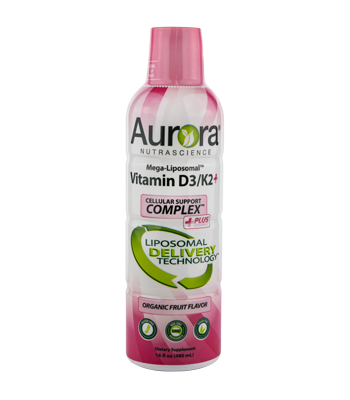 Aurora Liposomal Vitamin D3/K2+