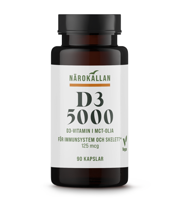 Närokällan D3 5000 Vegan 90 kapslar