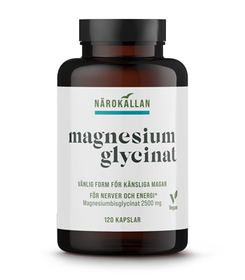 Burk med Närokällan Magnesiumglycinat 120 kapslar