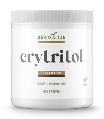 Närokällan Erytritol 500 g EKO Bäst före 11/2024