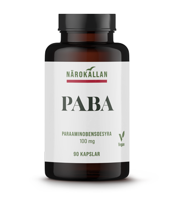 Närokällan PABA 100 mg 90 kapslar Bäst före 04/2024