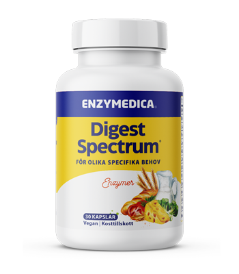 Bottle with Enzymedica Digest Spectrum enzymes Bottle with Enzymedica Digest Spectrum enzymes