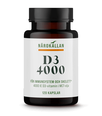 Burk med Närokällan D3 4000 Burk med Närokällan D3 4000