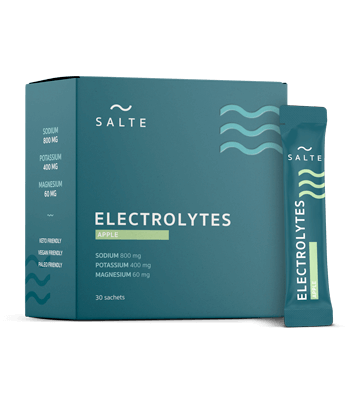 Package with Salte Electrolytes with apple flavour Package with Salte Electrolytes with apple flavour