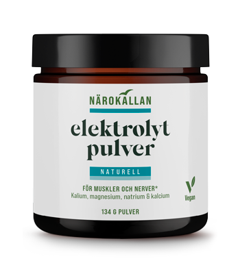 Tub with Närokällan Elektrolytpulver Unflavoured Tub with Närokällan Elektrolytpulver Unflavoured