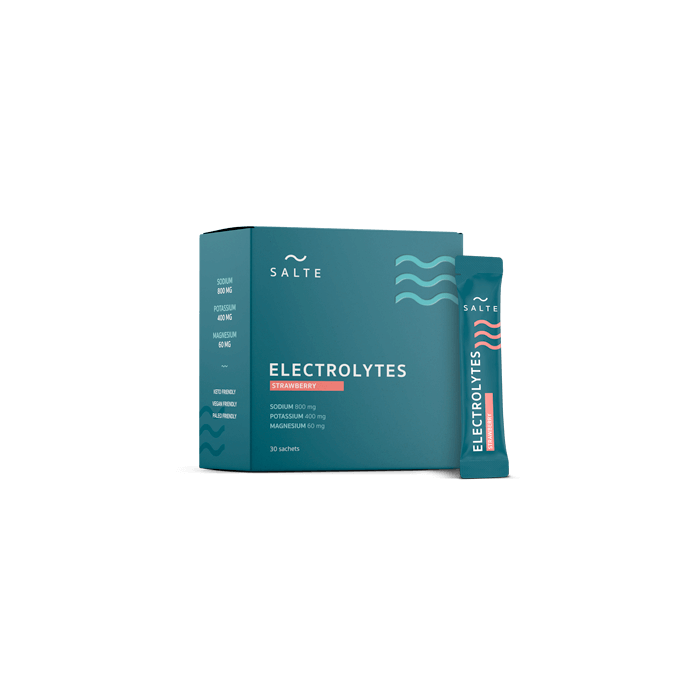 Package with Salte Electrolytes with Strawberry flavor