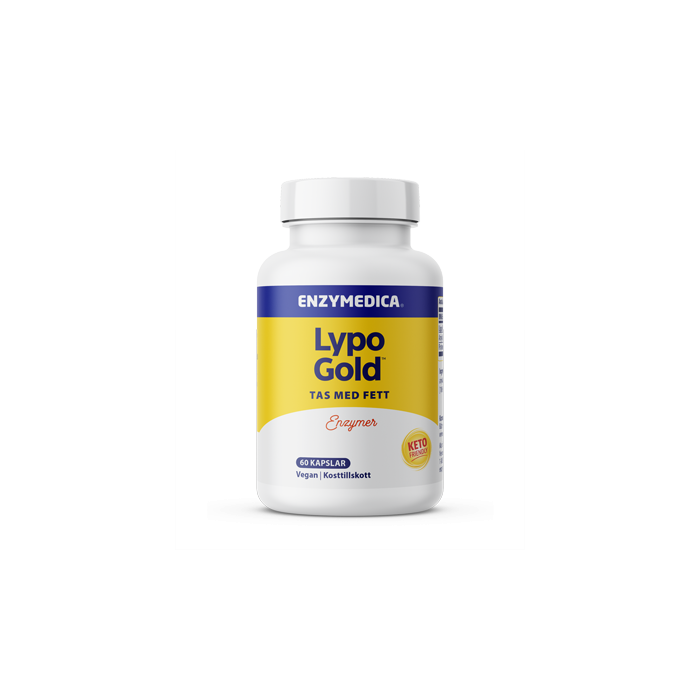 Bottle with Enzymedica Lypo Gold