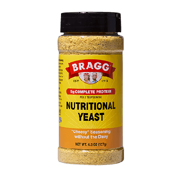 Jar with Bragg Nutritional Yeast
