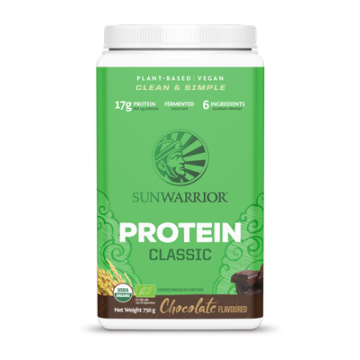 Sunwarrior Classic Protein Chocolate 750 g Organic