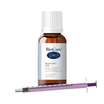 Flaska med BioCare Nutrisorb Zink