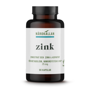 Närokällan Zinc 25 mg 90 kapslar