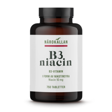 Närokällan B3 Niacin 10 mg 750 tabletter