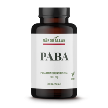 Närokällan PABA 100 mg 90 kapslar Bäst före 04/2024