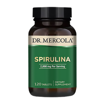 Dr. Mercola Spirulina 120 tabletter KORT DATUM 08/2024