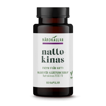 Bottle with Närokällan Nattokinas 60 capsules