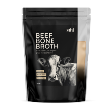 STHL Beef bone broth bag 350 ml Org