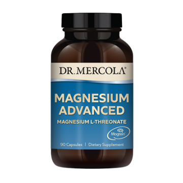 Burk med Dr. Mercola Magnesium Advanced L-treonat