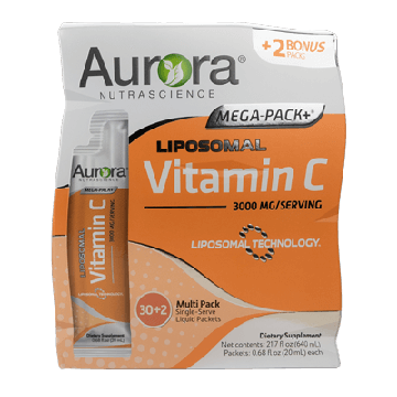 Bucklig förpackning med Aurora Liposomal C
