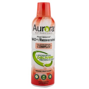 Flaska med Aurora NAD+/Resveratrol 480 ml