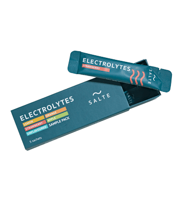 Salte Electrolytes Sample Pack box with five flavours Salte Electrolytes Sample Pack box with five flavours